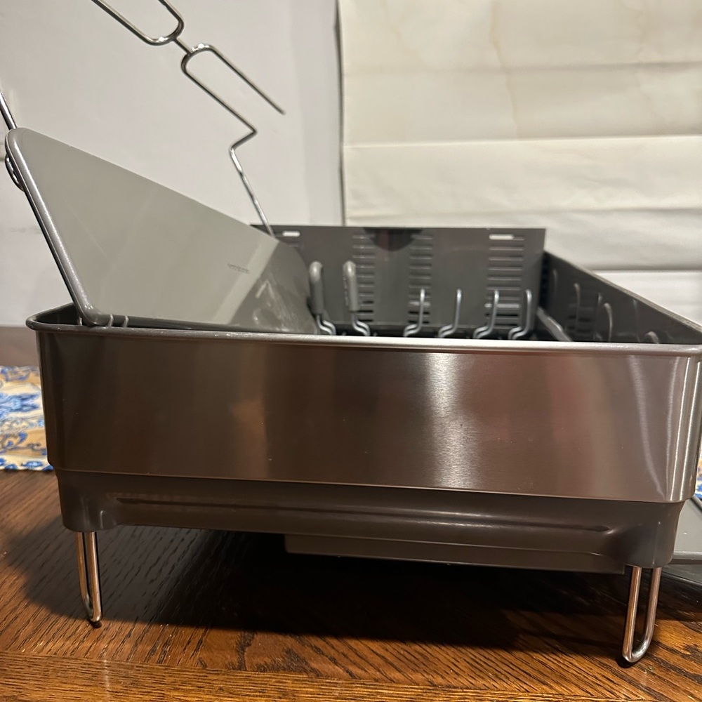 simplehuman Silver Kitchen Dish Organizer - Picture 7 of 9